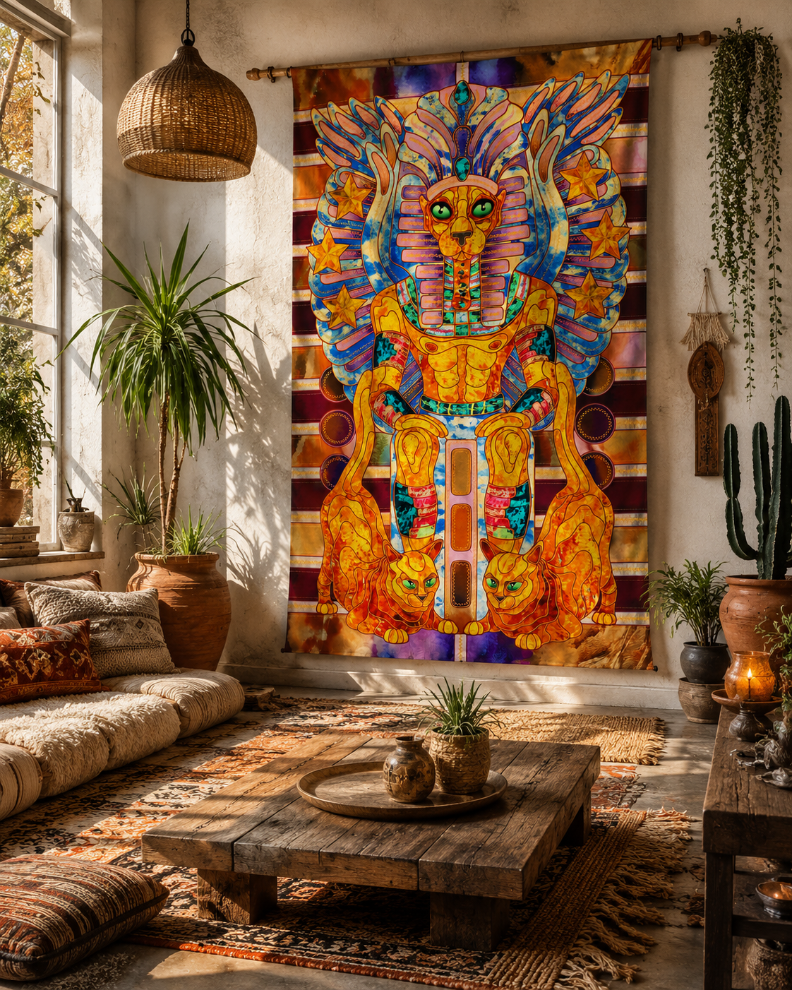 Silk tapestry by Kostyantin Malginov