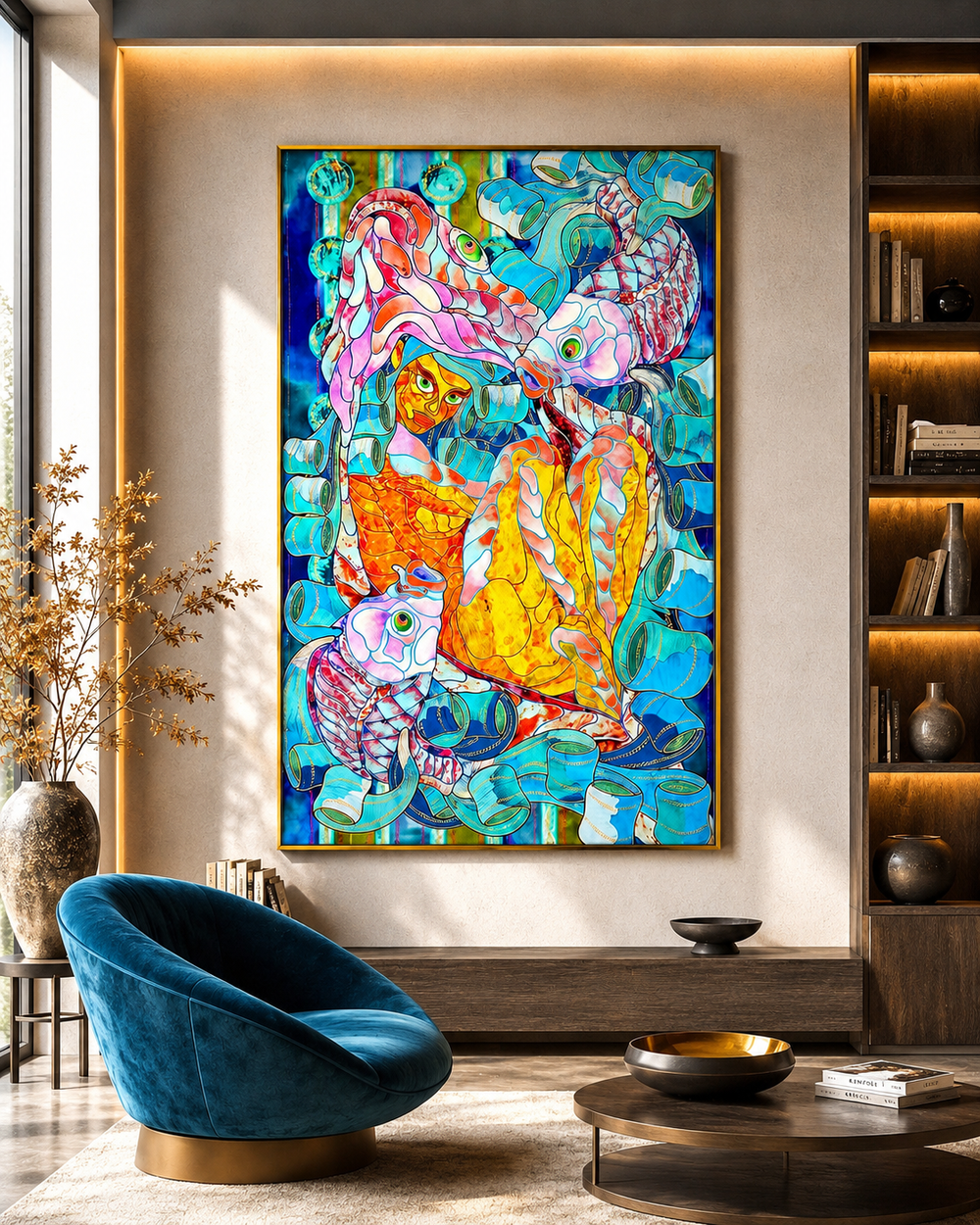 Kostyantin Malginov silk tapestry