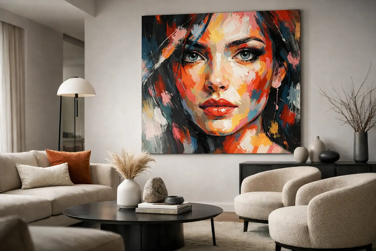 Statement Art Room Transformation, Done Well