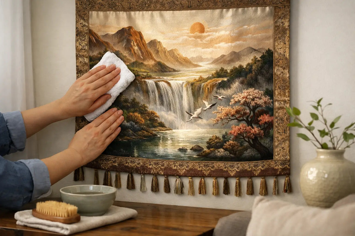 How to Care for Silk Tapestry Art at Home
