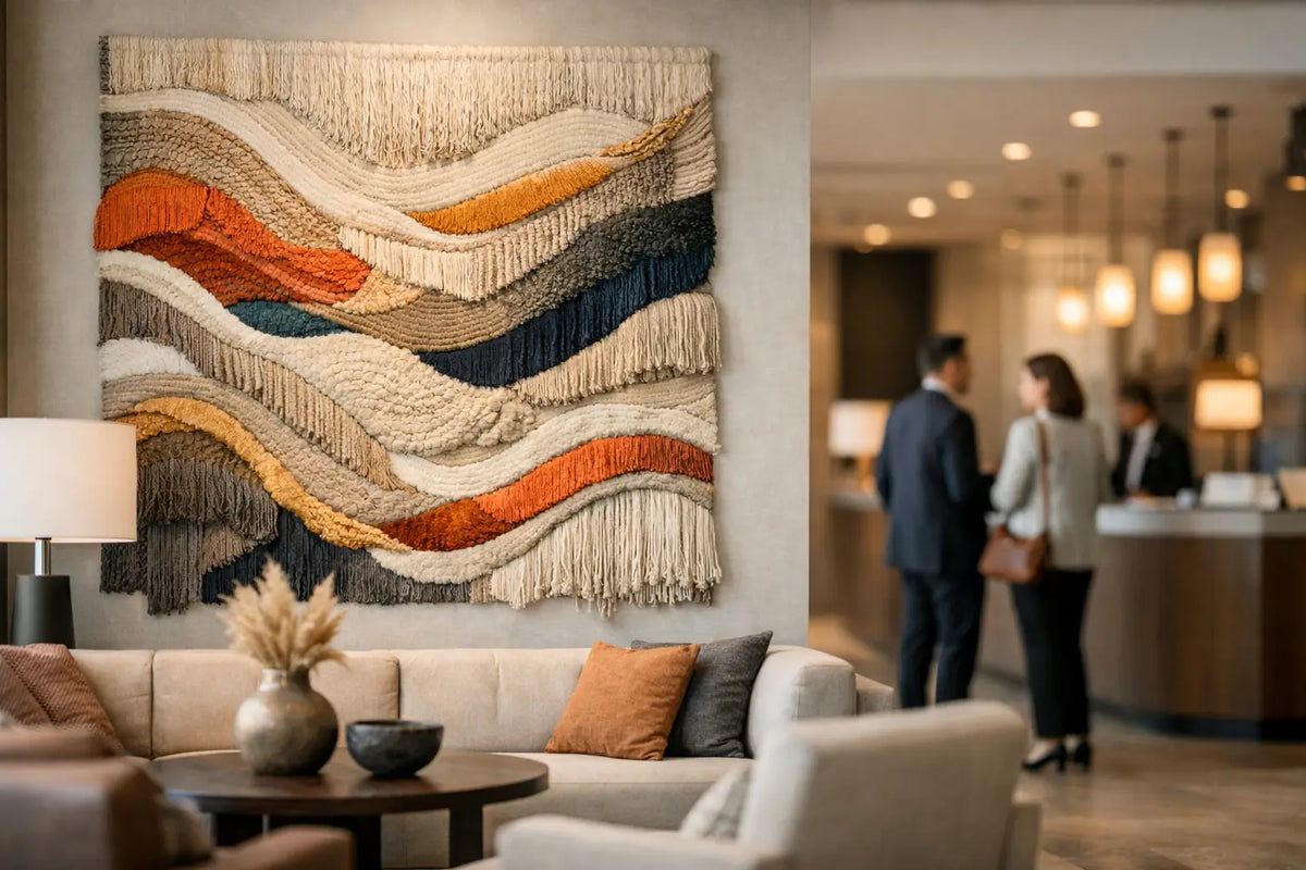 Textile Art for Hotel Lobbies With Presence