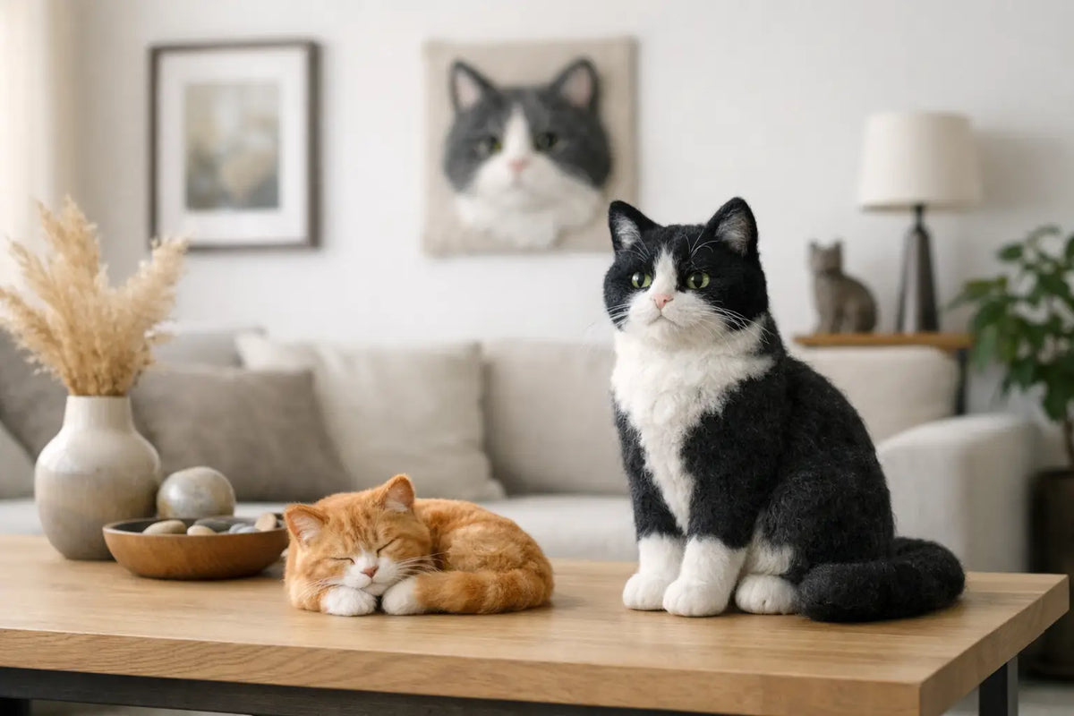 Why Contemporary Cat Fiber Art Holds a Room
