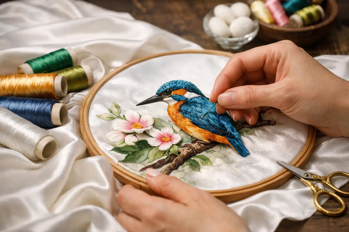 What Makes Pure Silk Embroidery Art