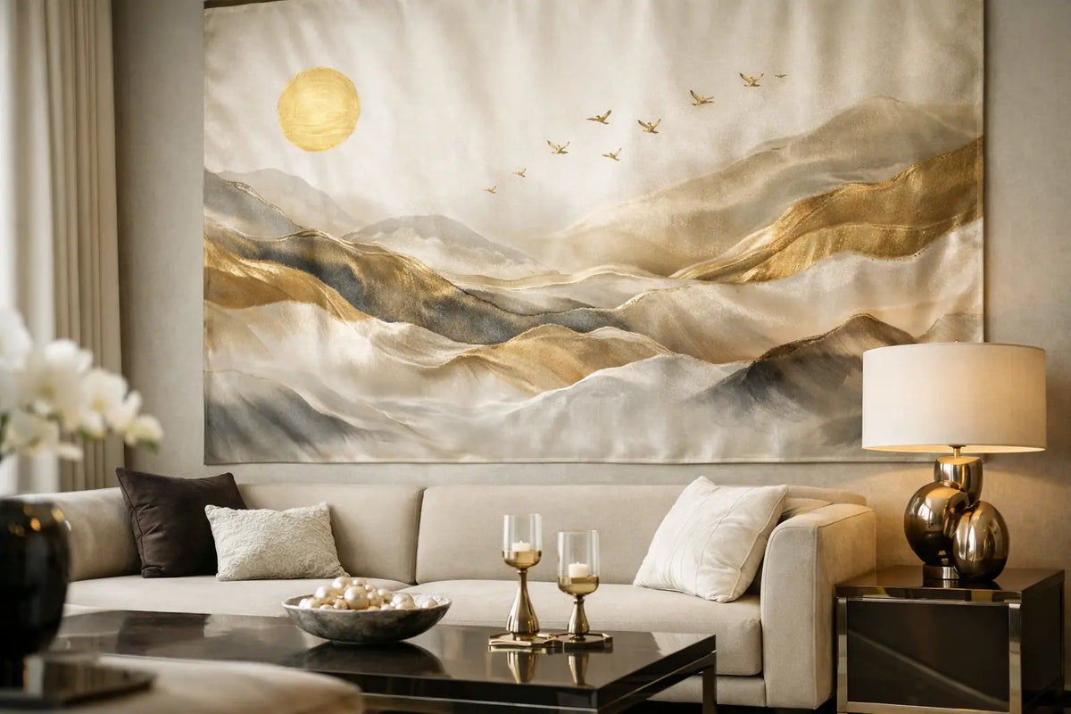 Luxury Silk Wall Decor That Holds Attention