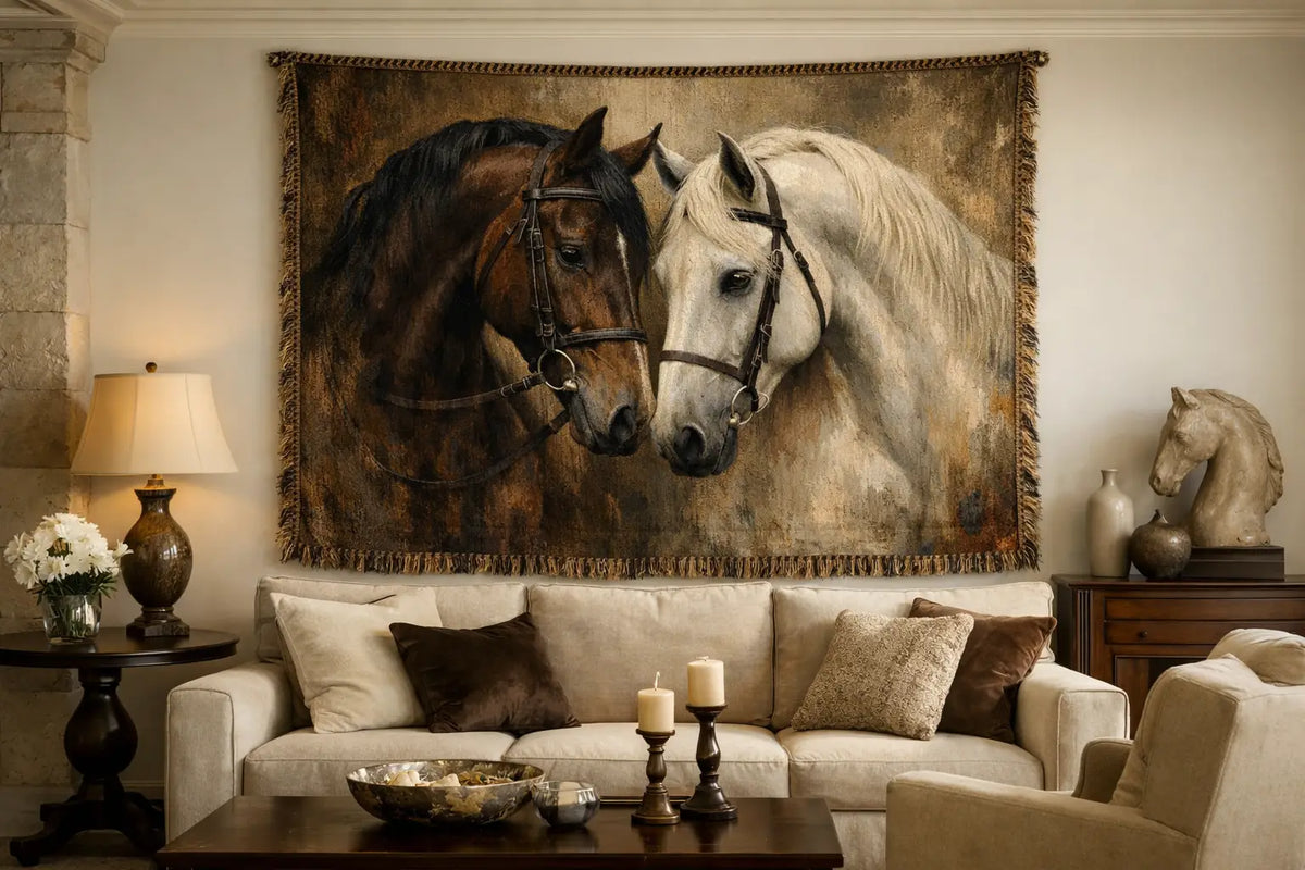 Horse Tapestry for Fine Interiors