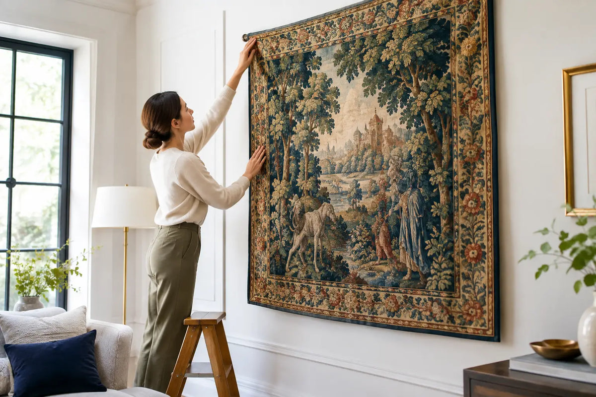 How to Safely Hang Tapestries in Fine Interiors