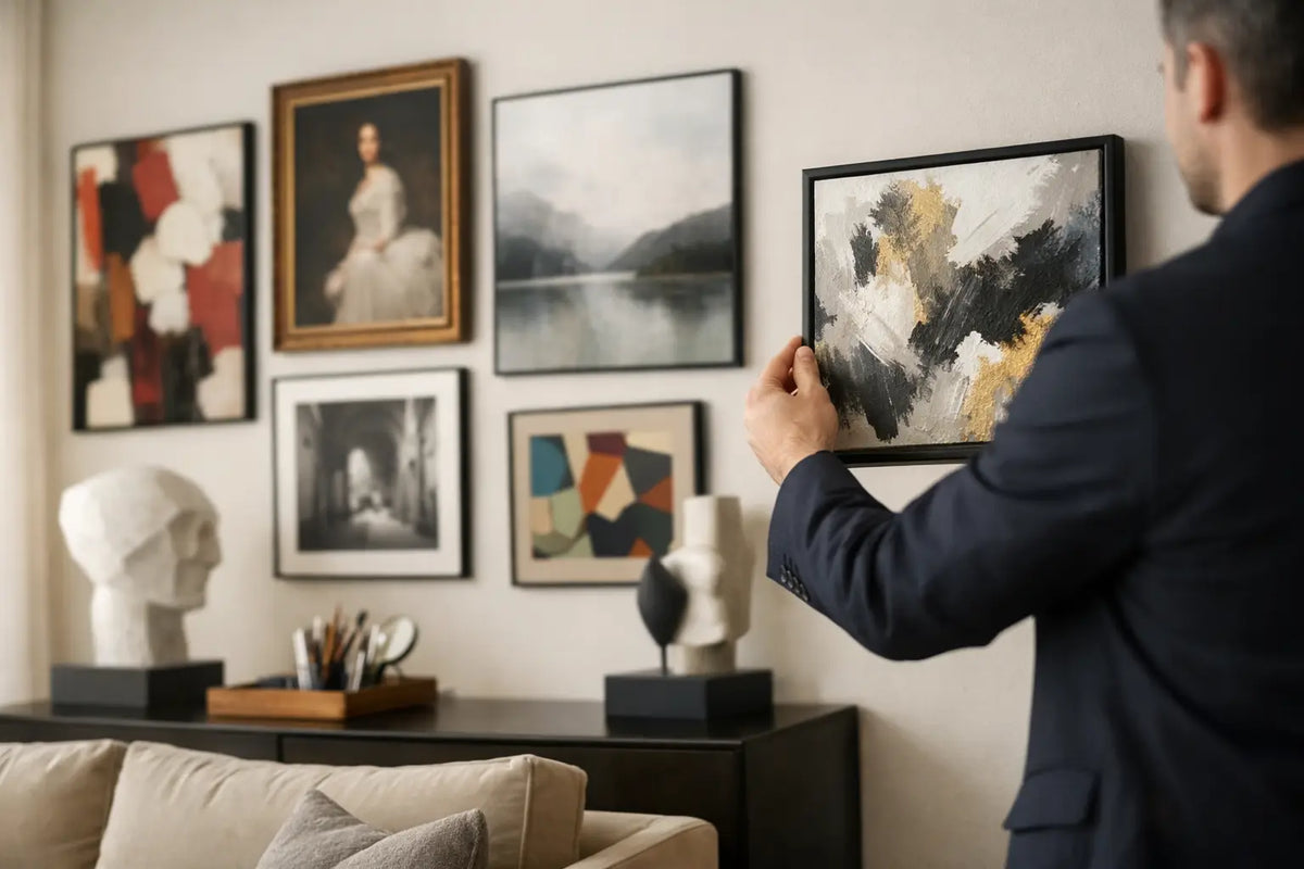 Curating Art Collector Walls With Conviction